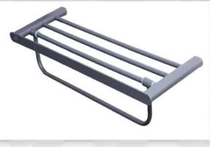 TOWEL BAR GREY